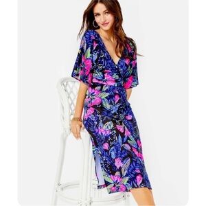 Lilly Pulitzer printed jersey midi dress